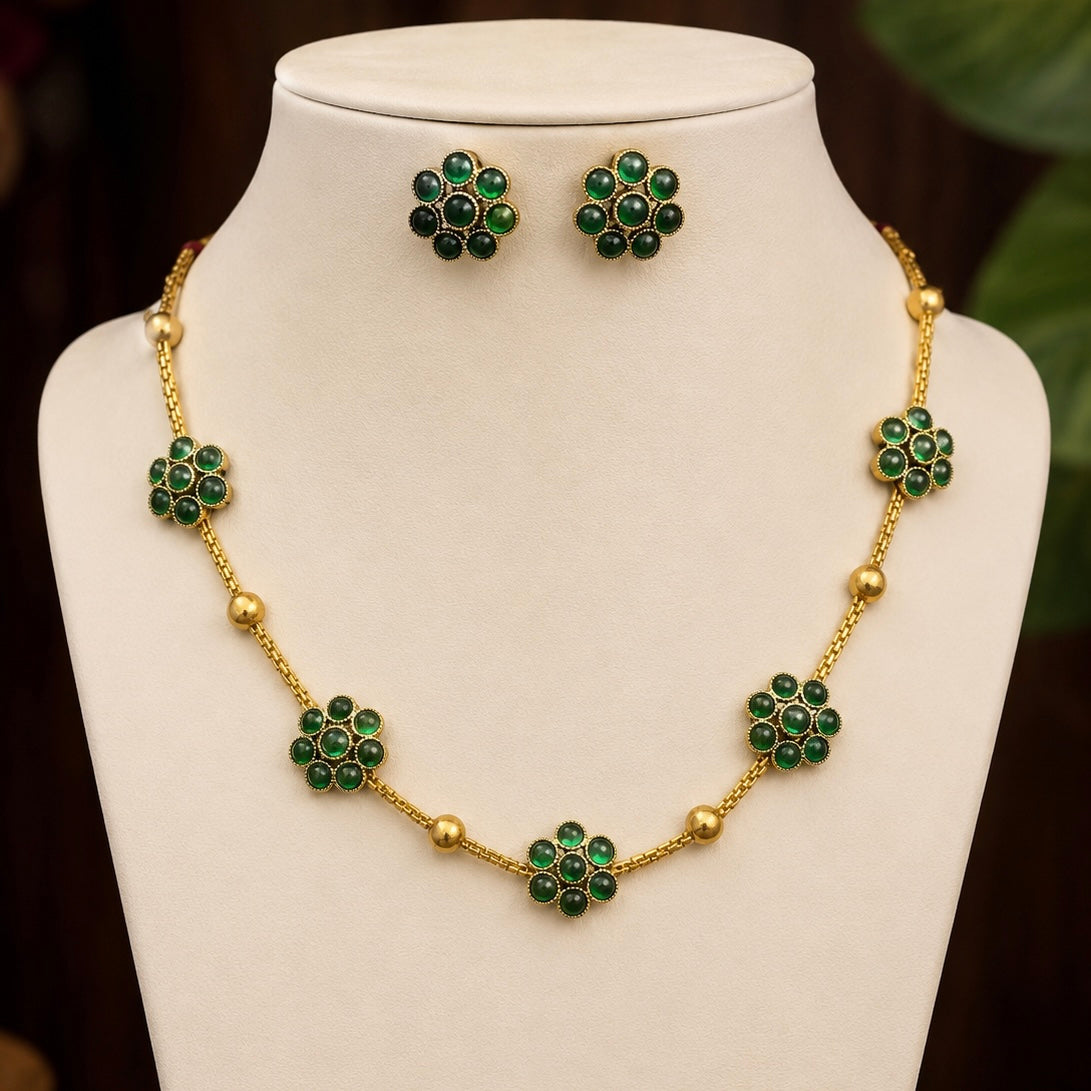 Necklace Set + Earrings