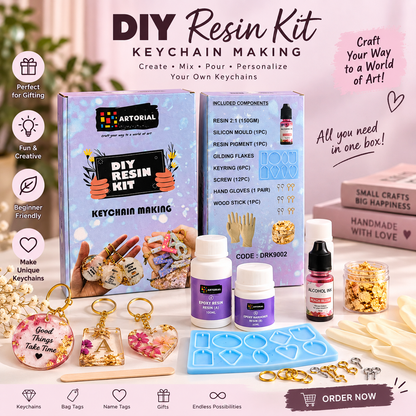 Resin Keychain Making Kit