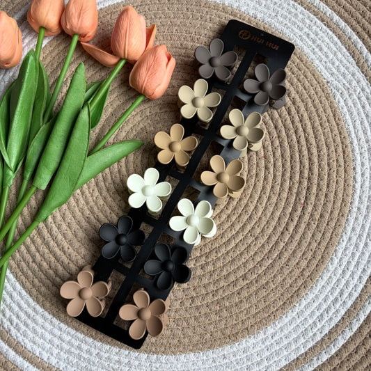 Matte Flower Claws (12 Pieces)