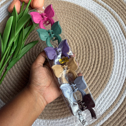 Bow Matte Claws (6 Pieces)