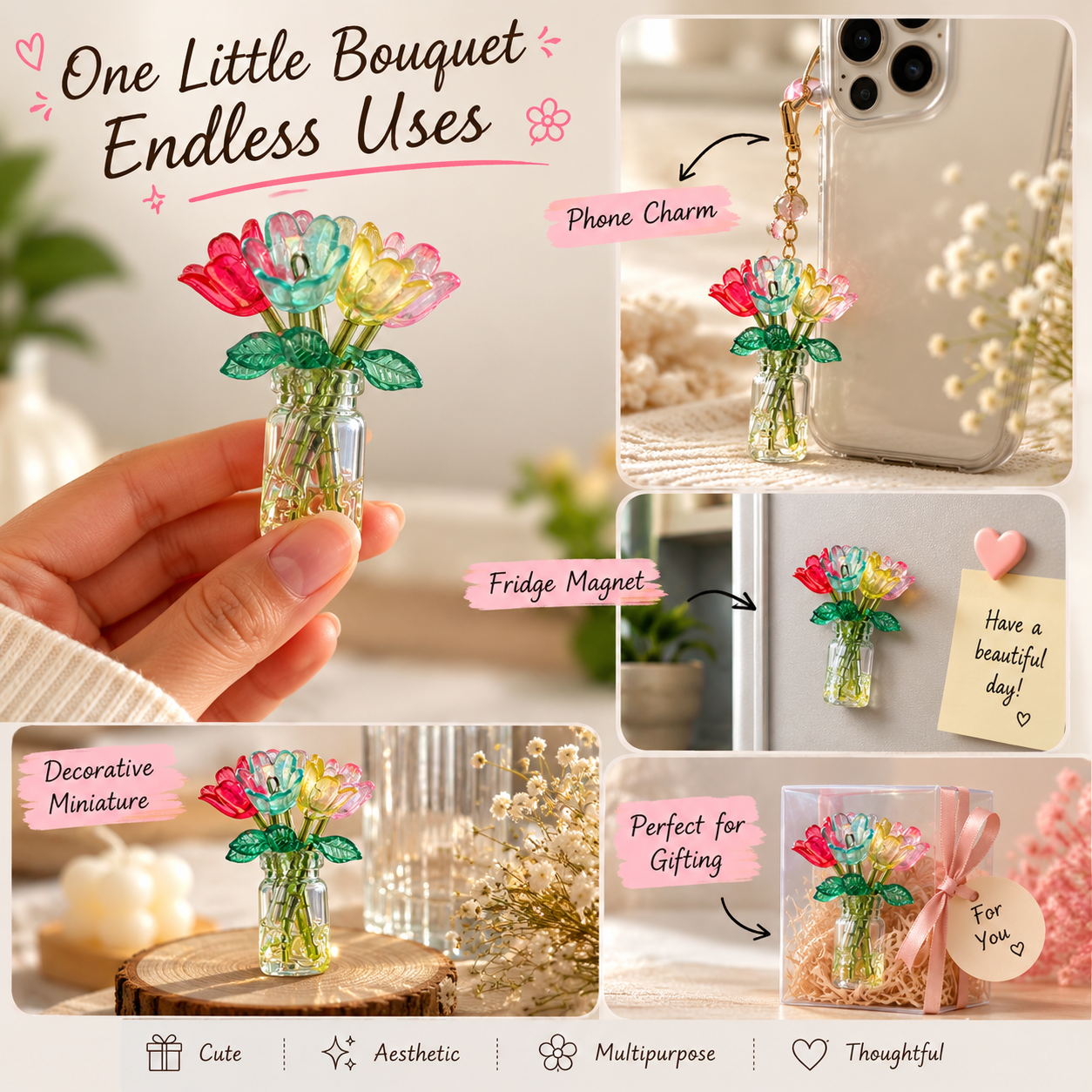 Mini Flower Vase Combo Kit (10 Pieces Making Kit)
