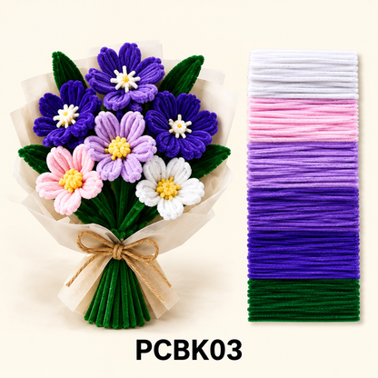 Pipe Cleaner Beginners Bussiness Combo ( Lavender)