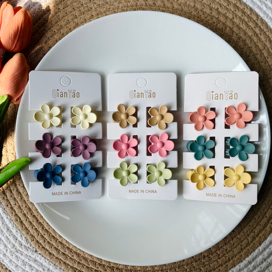 Matte Fusion Flower Claws Small (3 Cards/ 18 pieces)