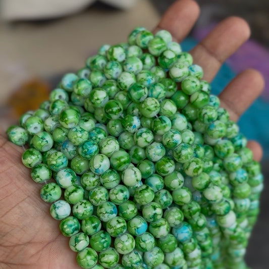 Marble Beads 8mm (95-100 beads)