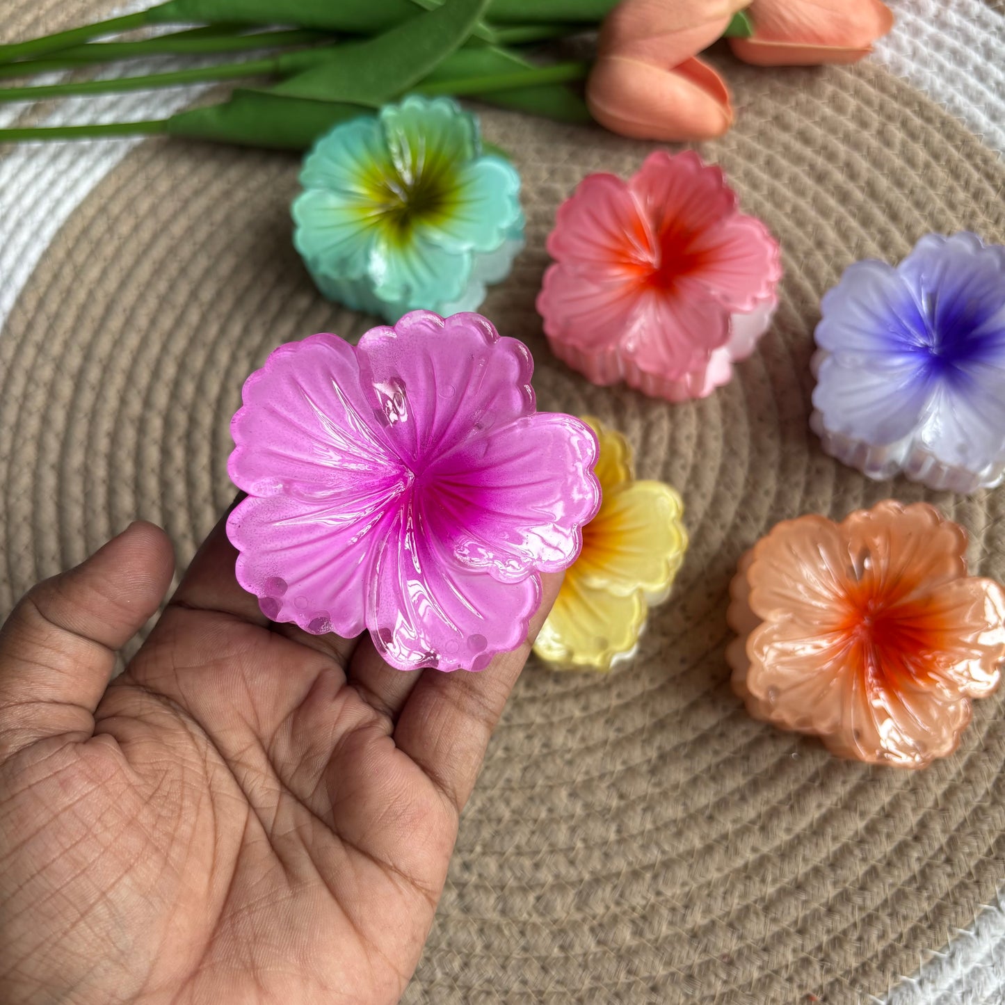 Shining Hibiscus Big size (6 Pieces)