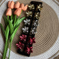 Metallic Flower Claws (12 Pieces)