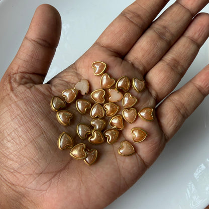 Ceramic Heart Kundan Stones(10 gm)