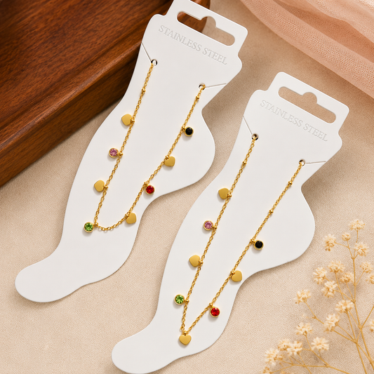 Stainless Steel Anklets (1 Piece)Waterproof