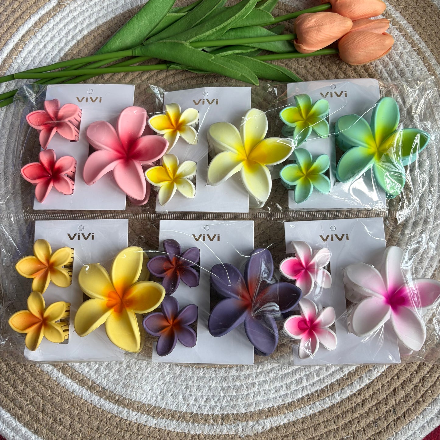 Matte Flower Combo Cards (6 Cards)