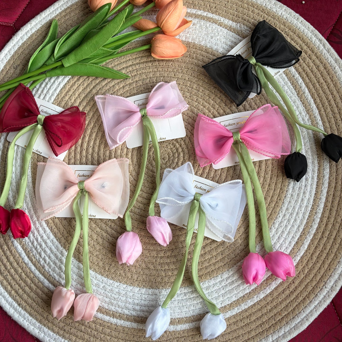Tulip Bows (6 Pieces)
