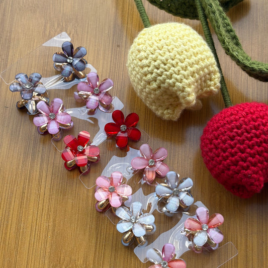 Premium Metal Flower Claws (8 Pieces )
