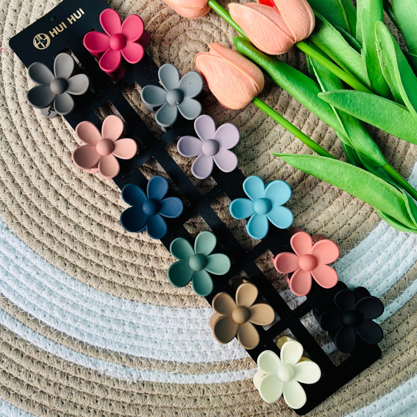 Matte Flower Claws Medium (12 pieces)