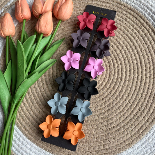 Matte Flower Claws (12 Pieces)