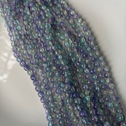 Crackle Beads 8mm (95+ Beads)