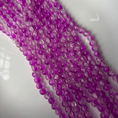 Crackle Beads 8mm (95+ Beads)