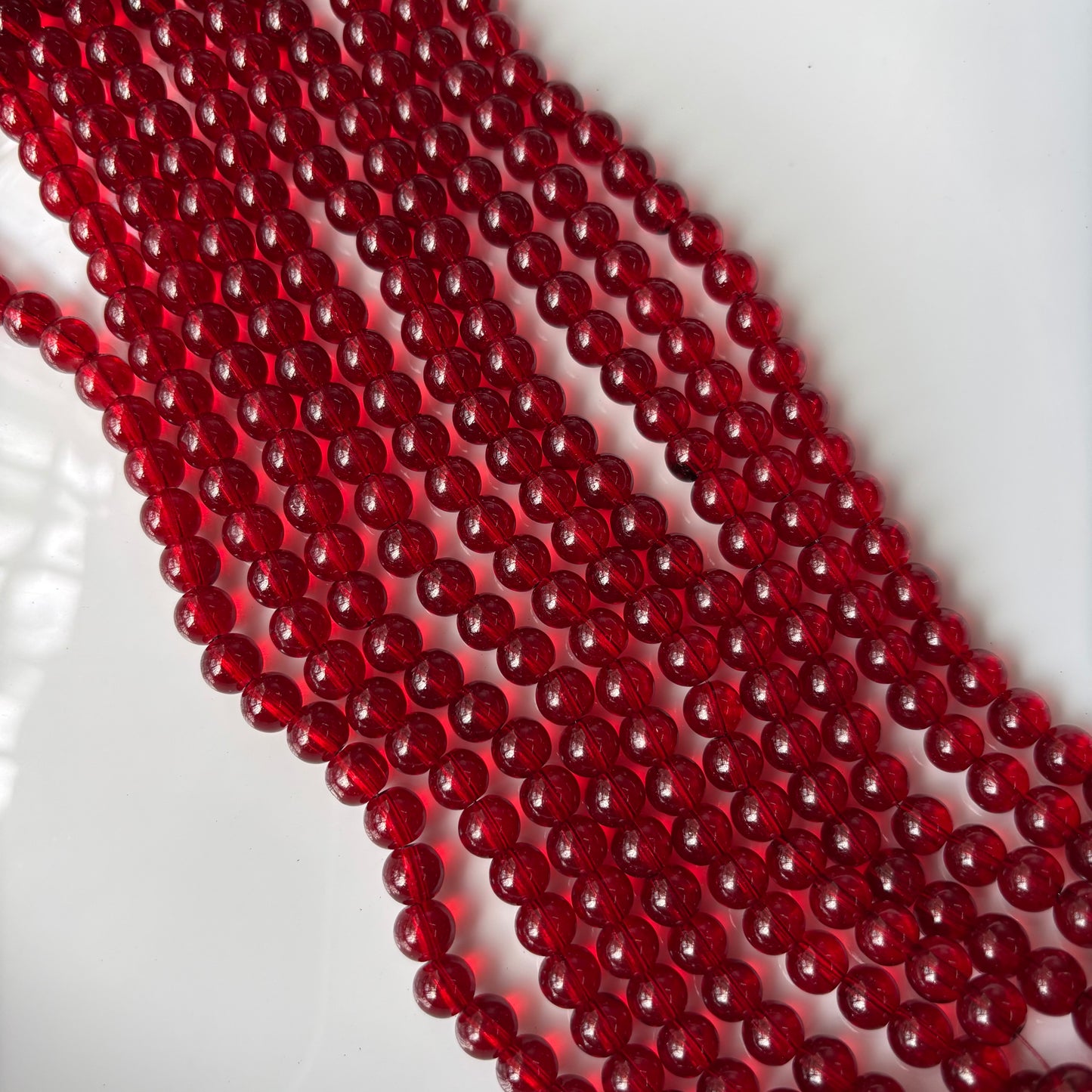 Glass Beads 8mm (95+ Beads)
