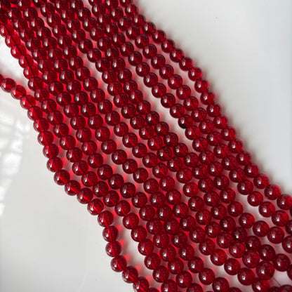 Glass Beads 8mm (95+ Beads)