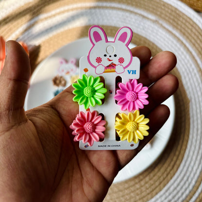 Multi-Colour Daisy Claws Small (6 Cards/24 pieces)