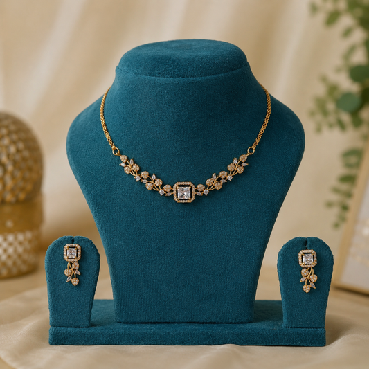 AD Necklace + Earrings