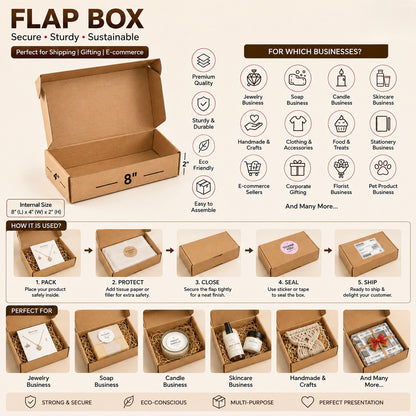 Packing Box 3Ply (8*4*2 Inch)