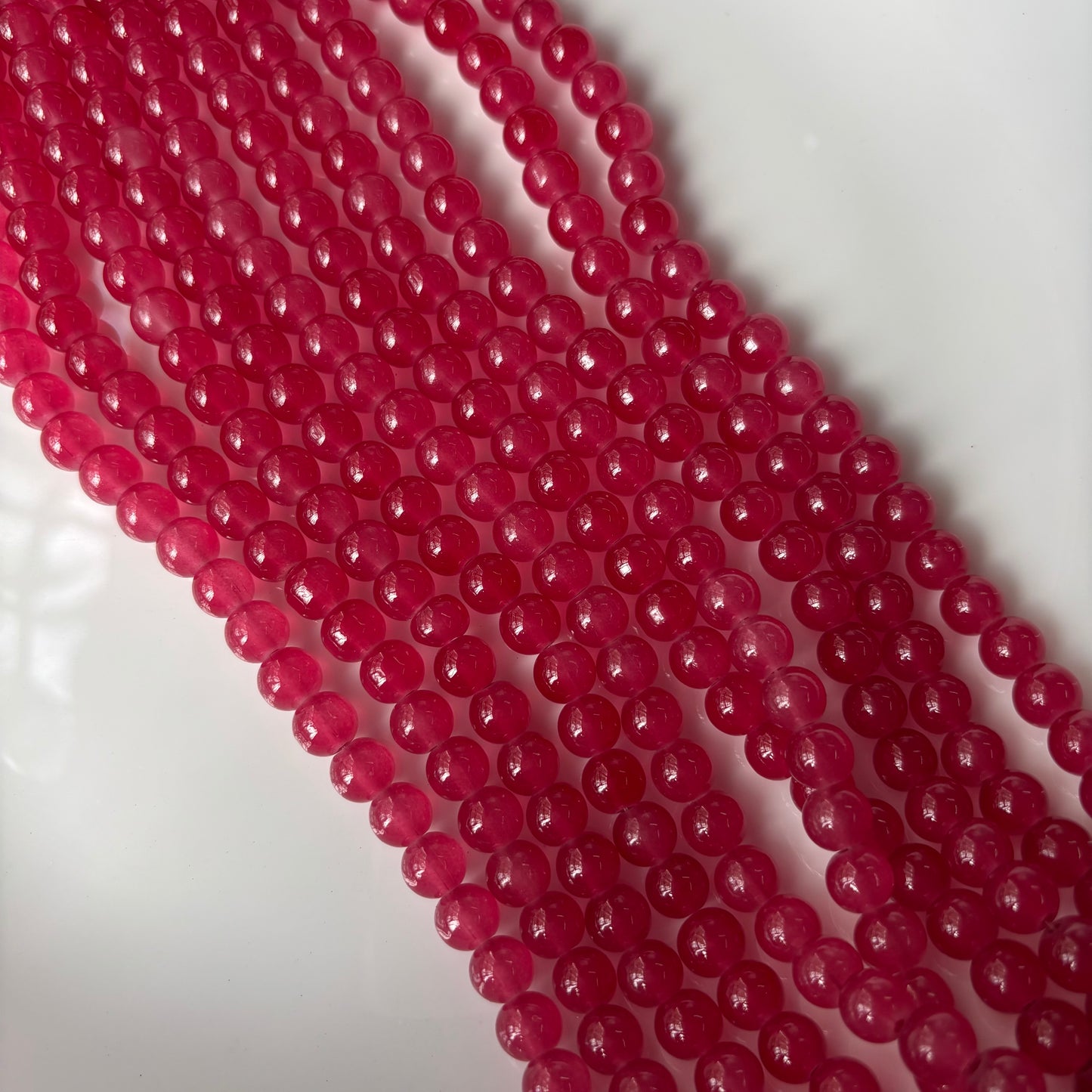 Glass Beads 8mm (95+ Beads)