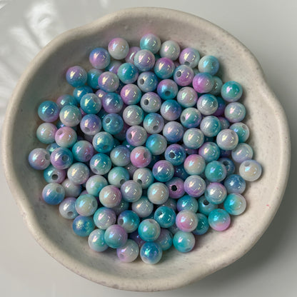 Dual Acrylic Beads 8mm (10 Grams)