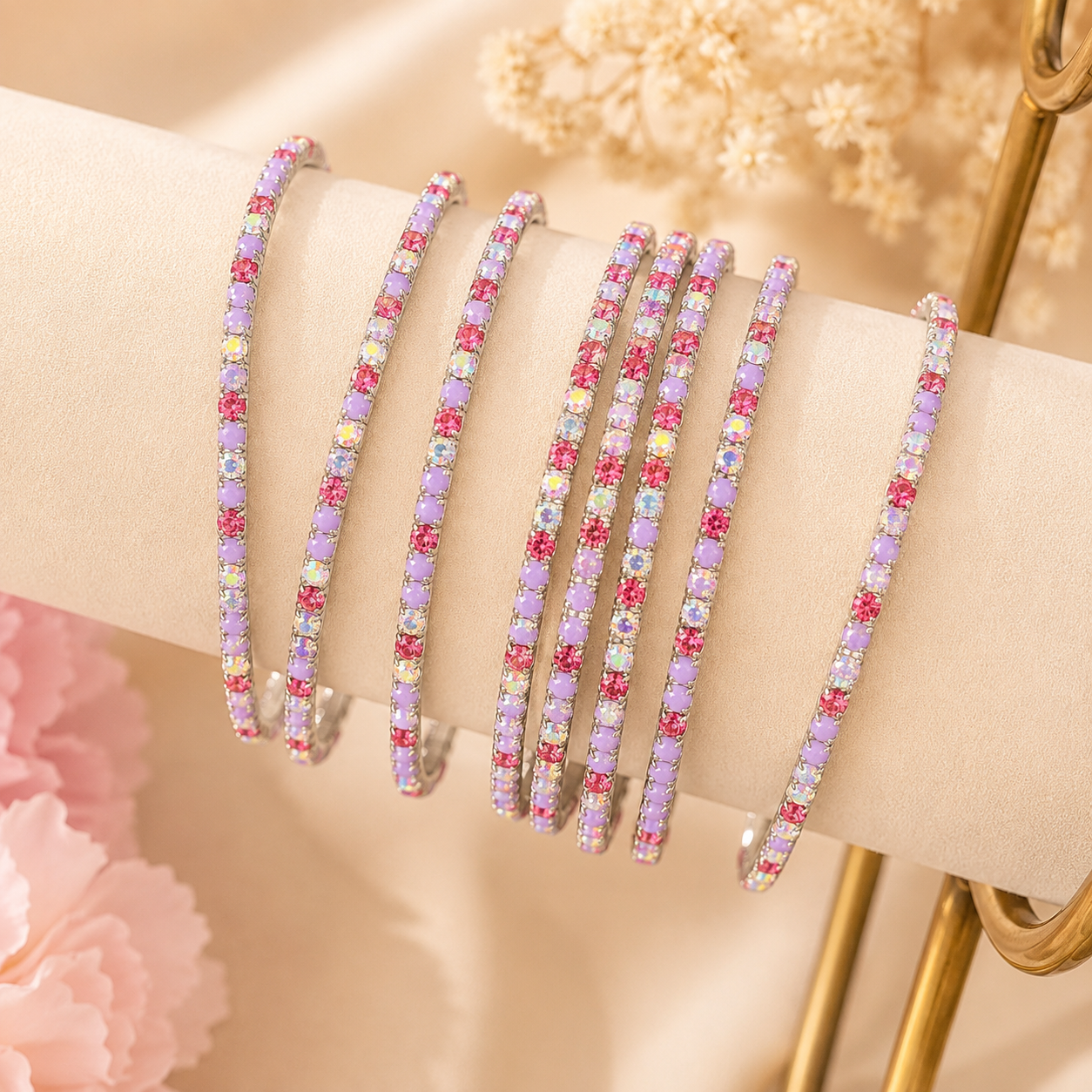 Rhinestones Tennis Bracelets