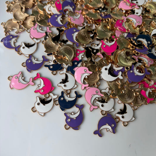 Dolphin Charms Combo (50 Pieces)