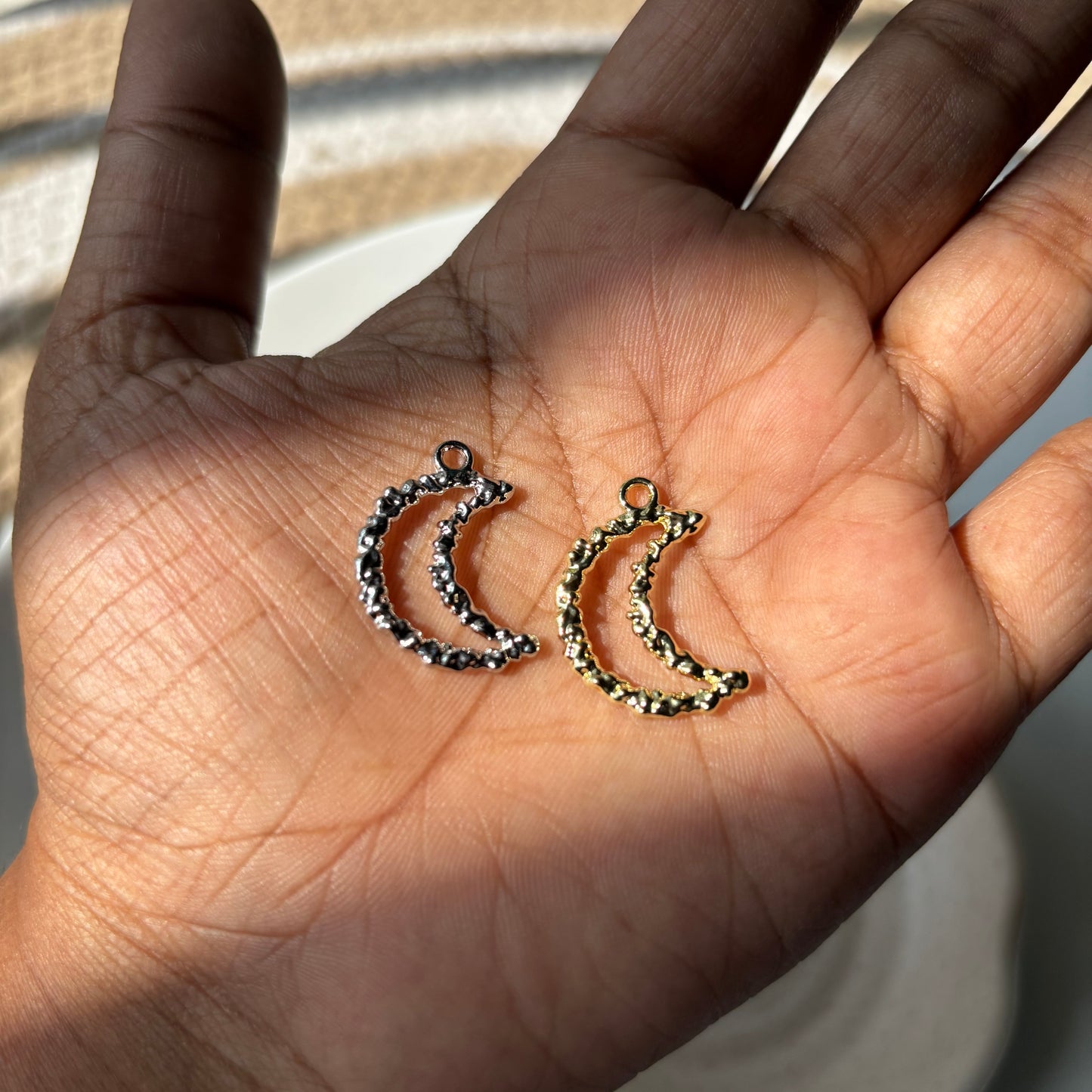 Anti Tarnish Cresent Charm