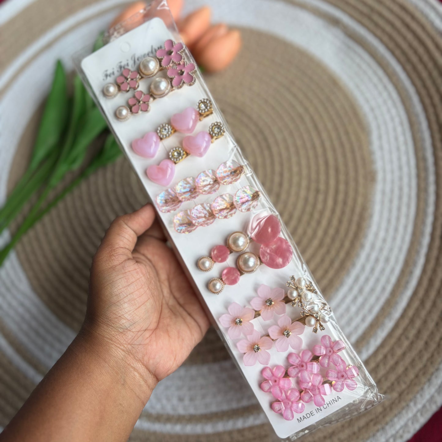 Korean Hairpins (12 Pieces)