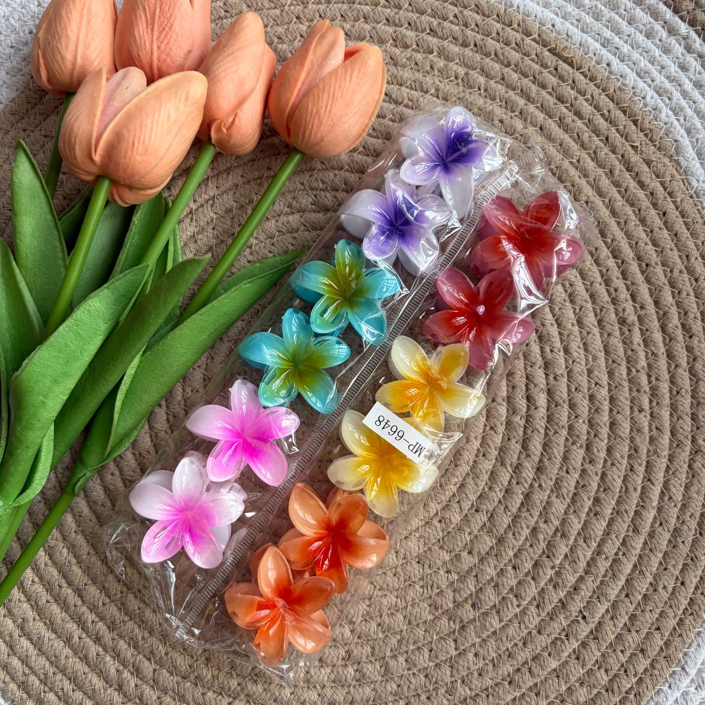 Trending Flower Claws (12 Pieces)