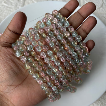 Crackle Beads 8mm (95+ Beads)