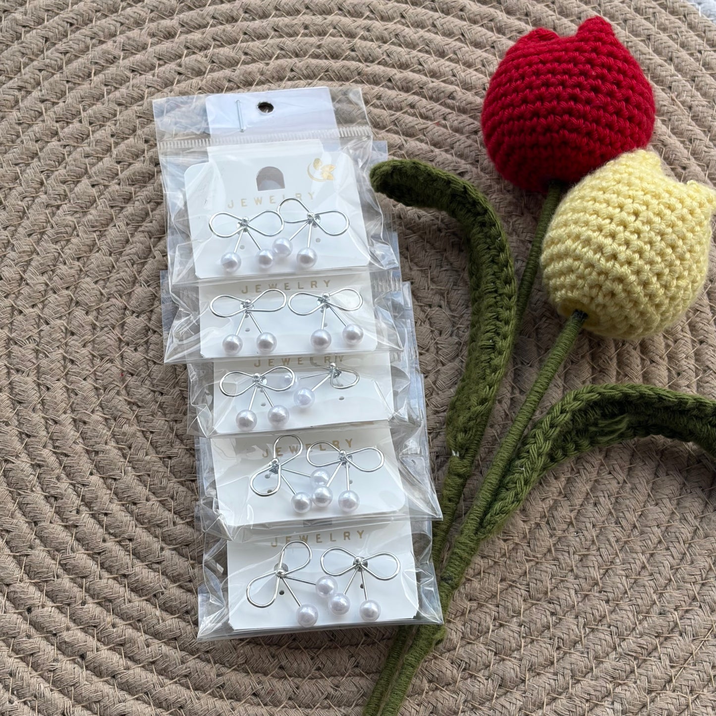 Korean Earrings (5 Pairs)