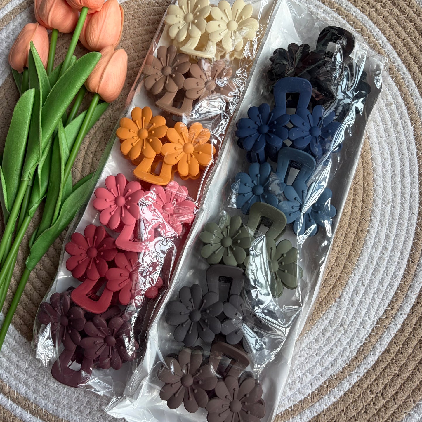 Double Flower Claws (6 Pieces)