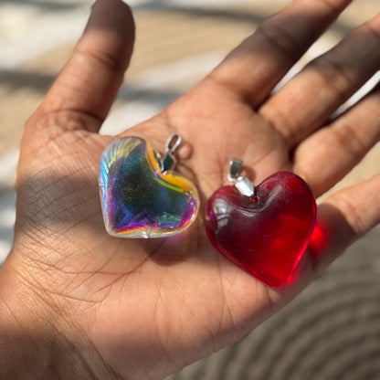 Big Size Glass Heart