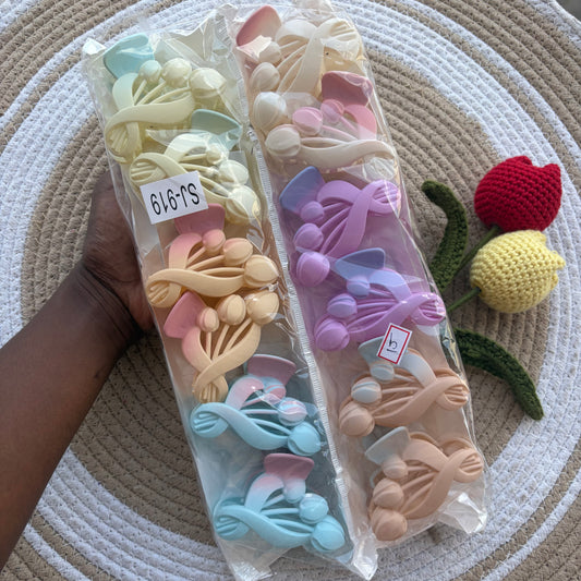 Flower Claws (6 Pieces)