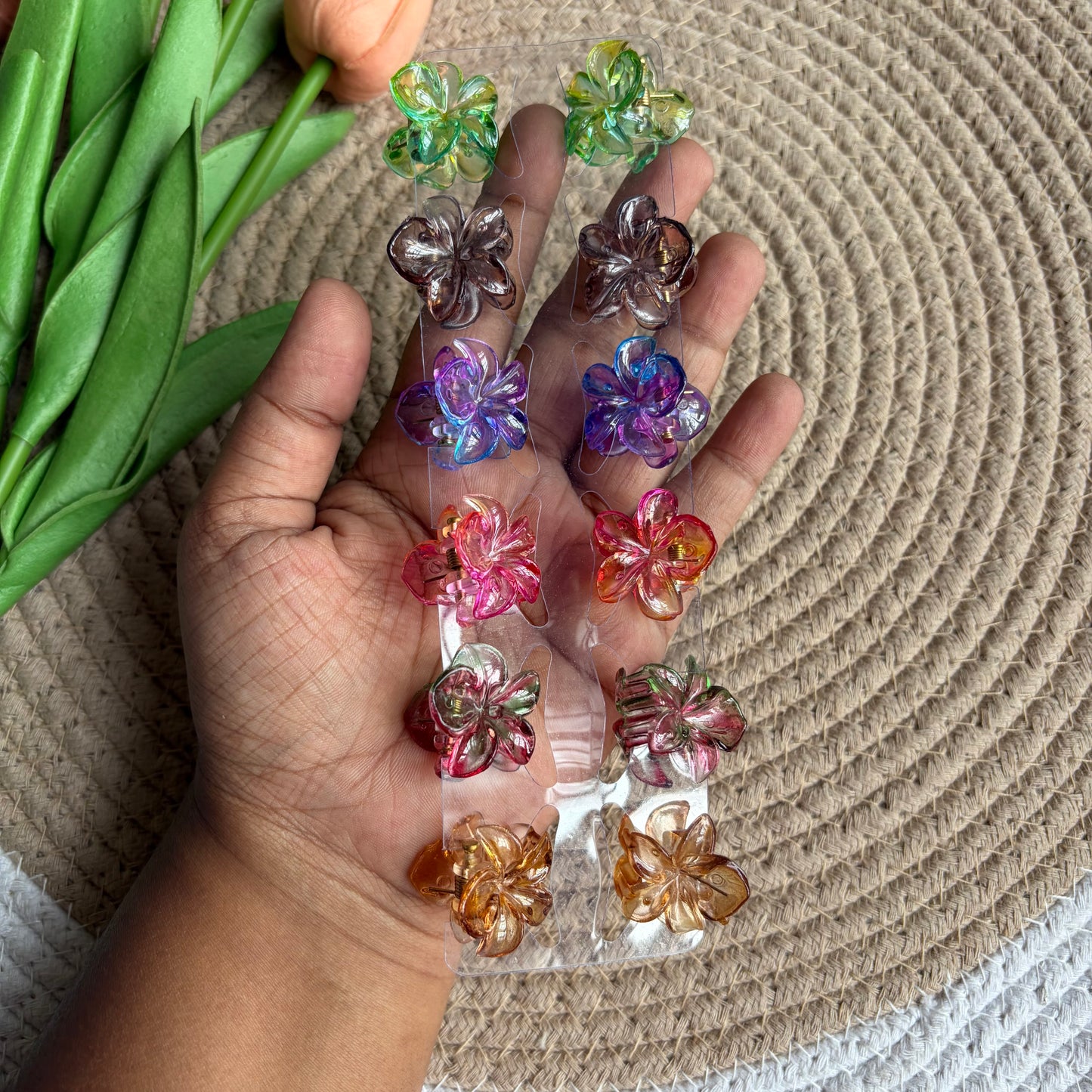 Dual Colour Claws Glossy (12 Pieces)