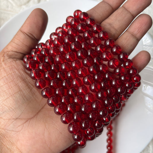 Glass Beads 8mm (95+ Beads)