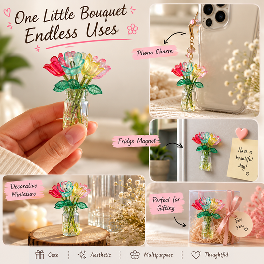 Cute Tulip Miniature Flowervase