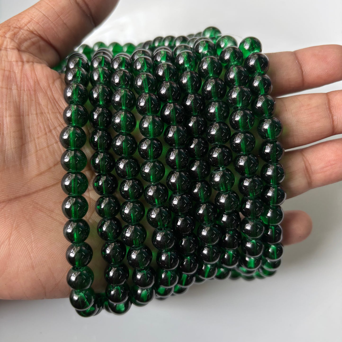 Glass Beads 8mm (95+ Beads)