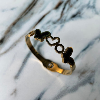 Premium Stainless Steel Bracelets Anti tarnish/Waterproof ( Pack of 4 Pieces )