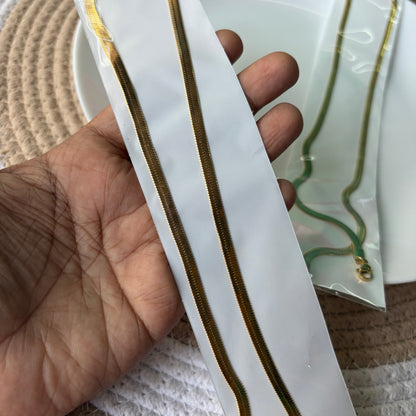 Thick Snake Chain /Stainless Steel/Waterproof /Anti tarnish
