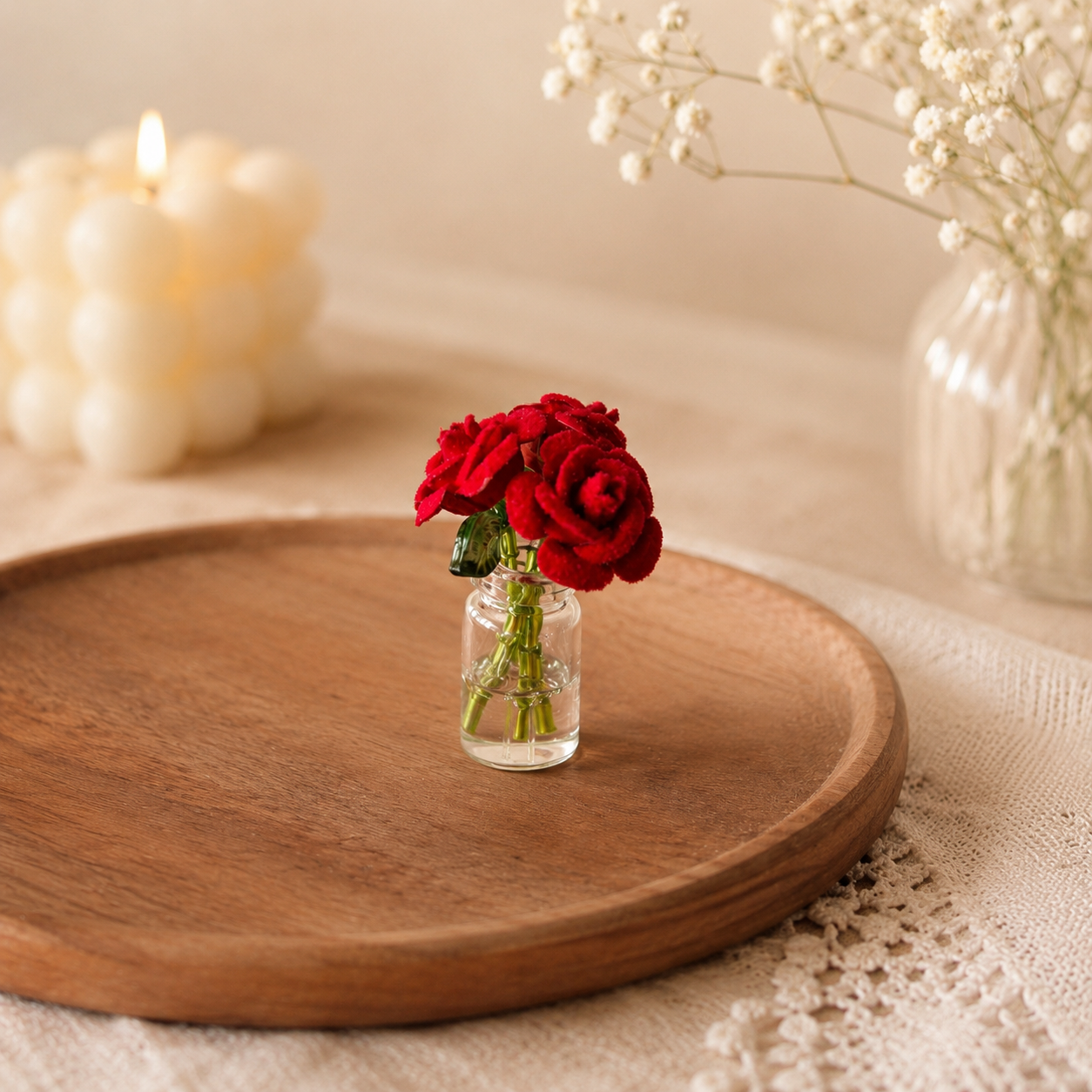 Velvet Miniature Flower Vase Combo Kit (10 Kit Can be made)