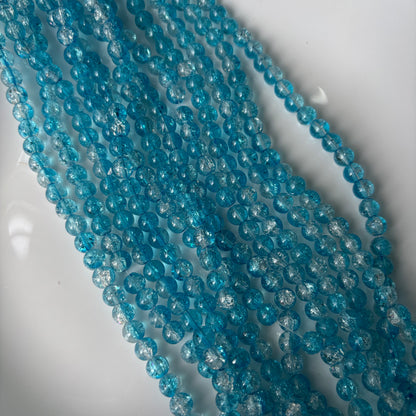 Crackle Beads 8mm (95+ Beads)