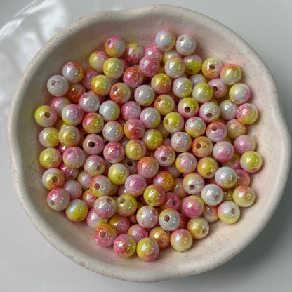Dual Acrylic Beads 8mm (10 Grams)