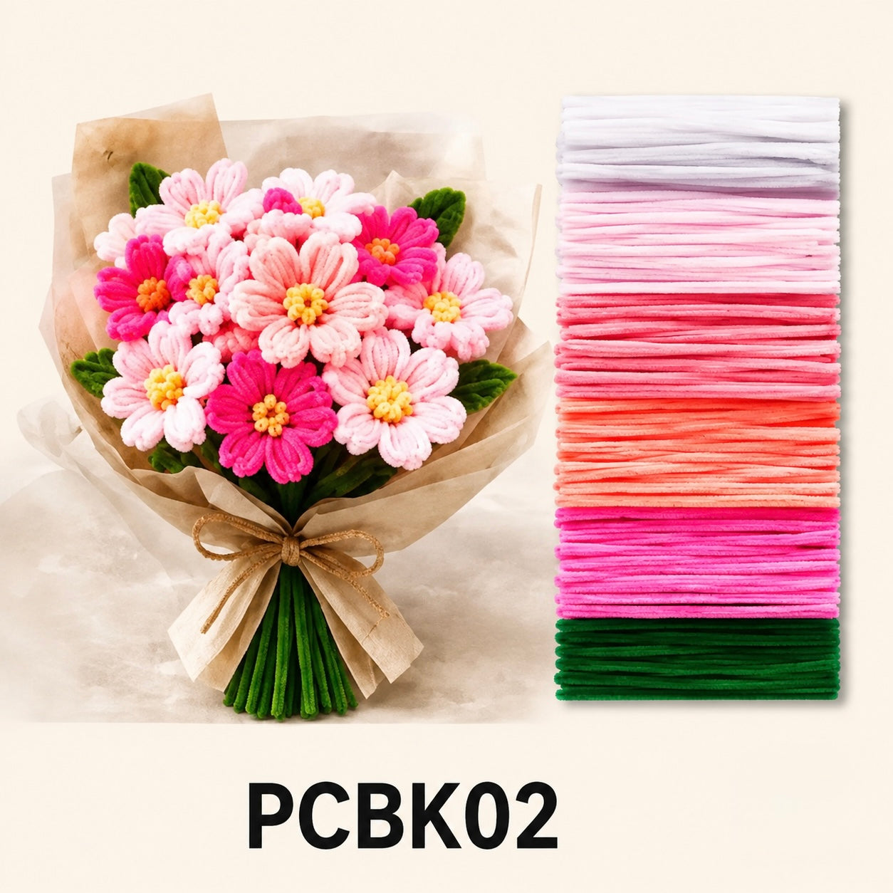 Pipe Cleaner Beginners Bussiness Combo Kit ( pink)