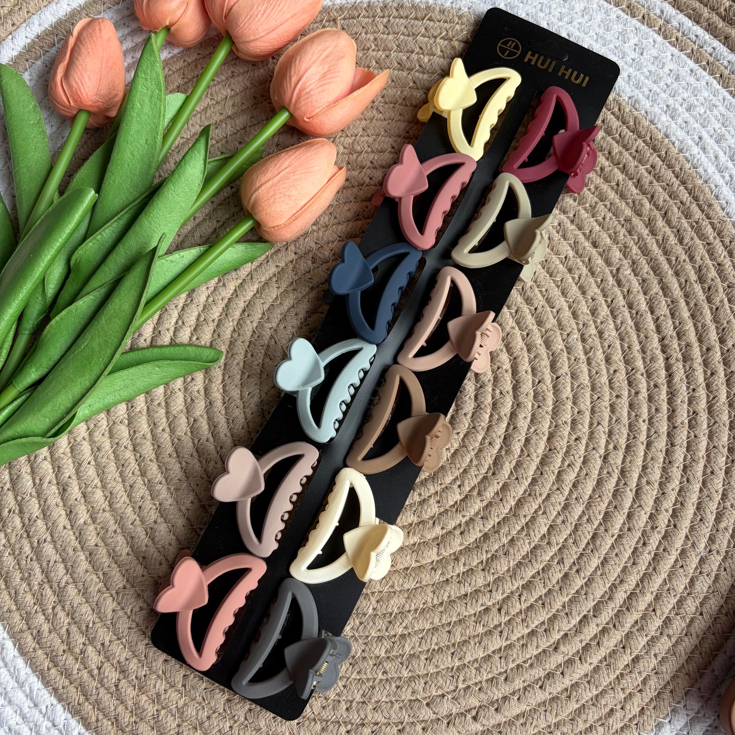 Matte Heart Claws (12 Pieces)