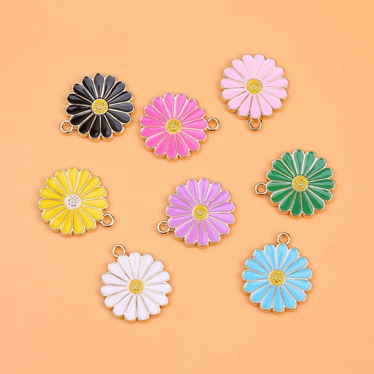 Daisy Charms (50 Pieces Mix)