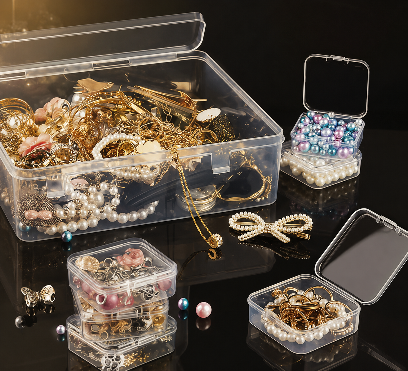 Trending Jewelry Organiser (30 Mini Box + 1 big box)