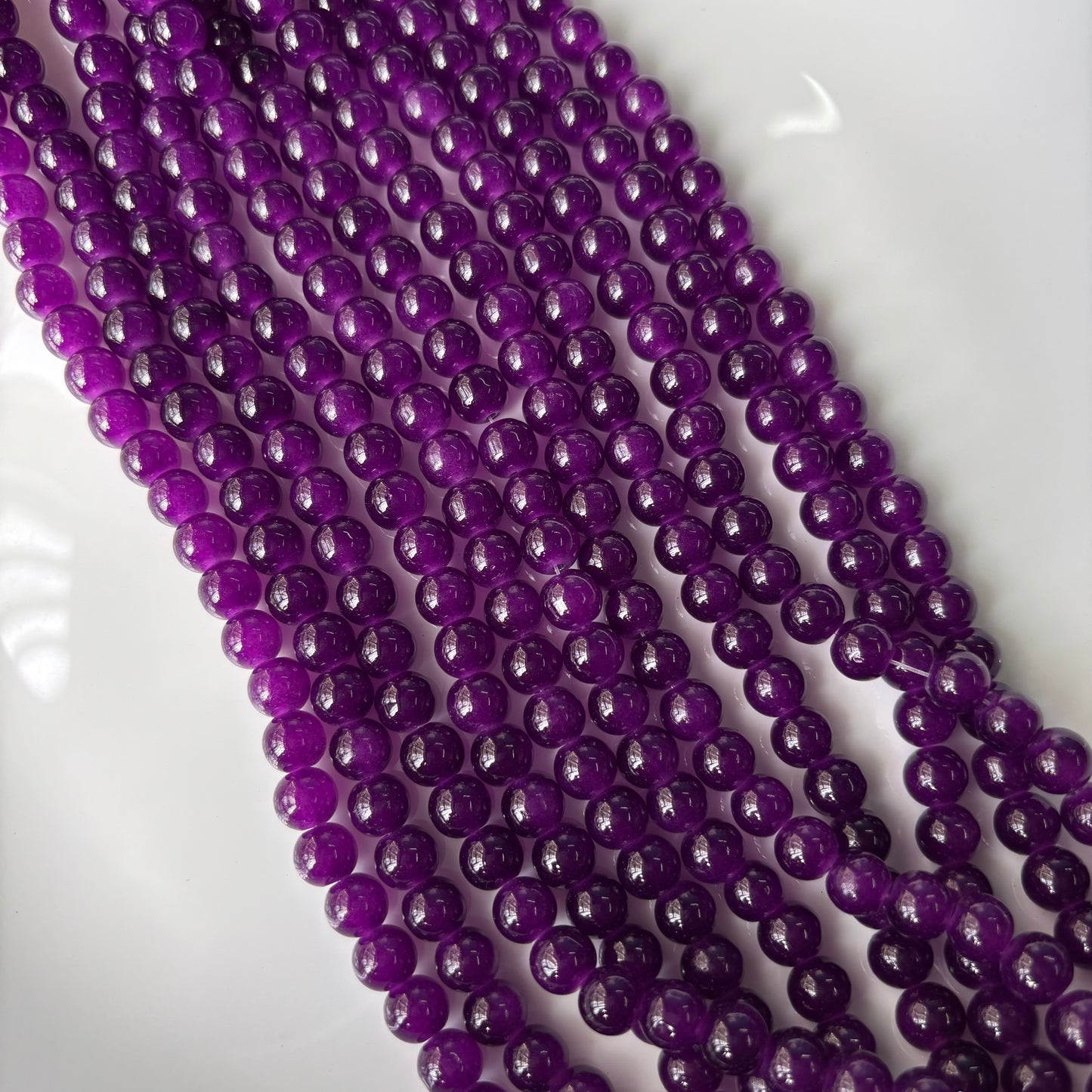 Glass Beads 8mm (95+ Beads)